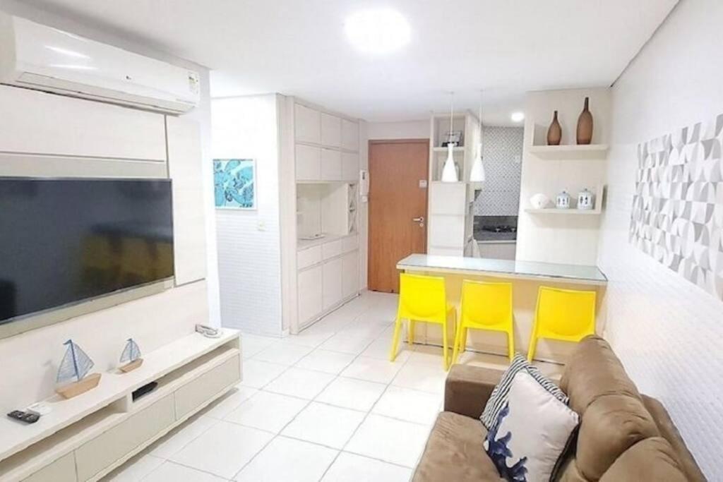 Flat Beira Mar - Carneiros Beach Resort 타만다레 외부 사진